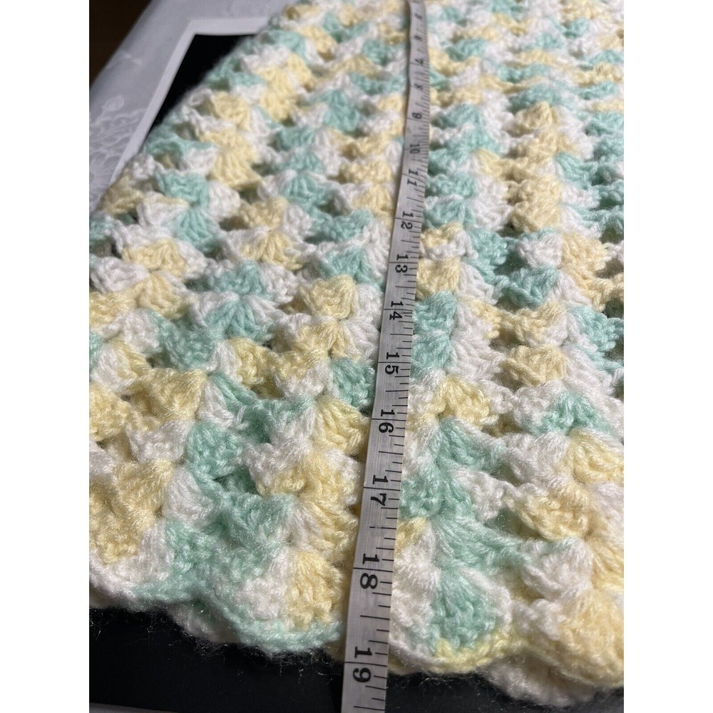 Handmade Crocheted Baby Hooded Cape Poncho Blanket Wrap - Picture 7 of 13